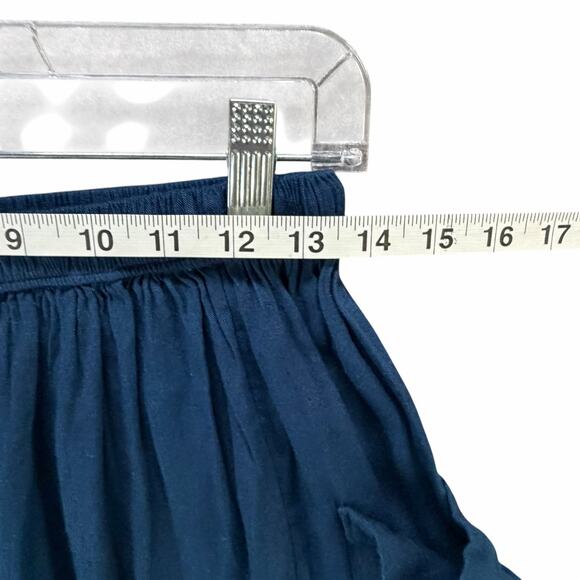 Free People Quinn Harem Pants Womens XS Blue Billowy Oversized Slouchy Boho - Picture 8 of 15